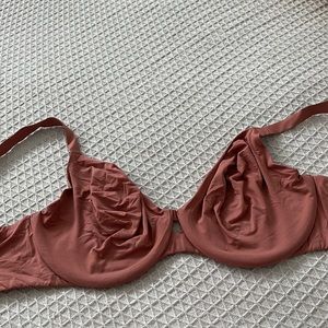 Unlined full covered bra - La Vie en Rose - 38 E (DD) - light rose/pink